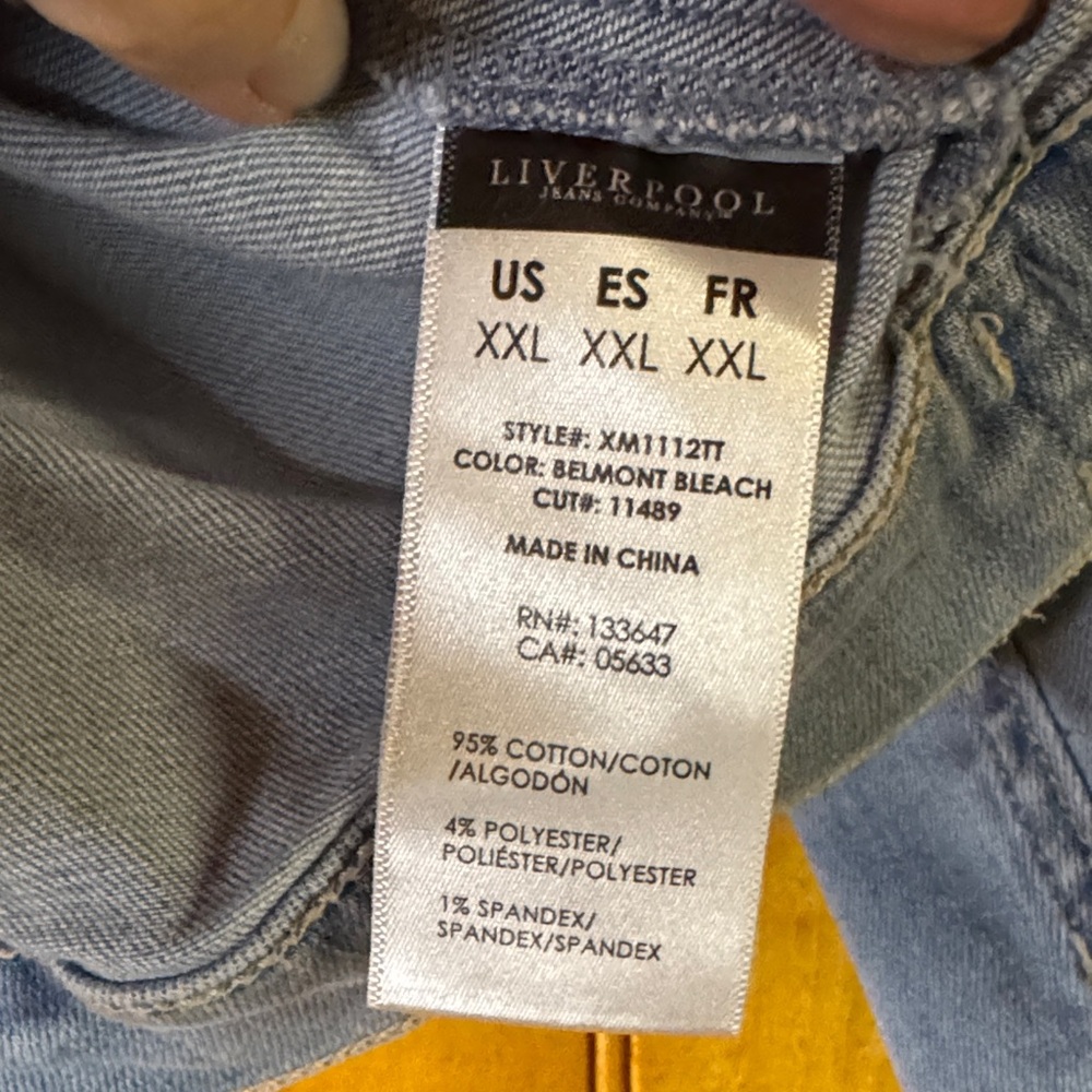 Liverpool Denim Blue Women's Jacket - Picture 3 of 5